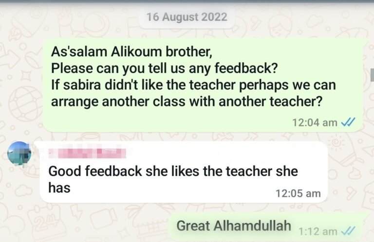 Customer WhatsApp Review 14