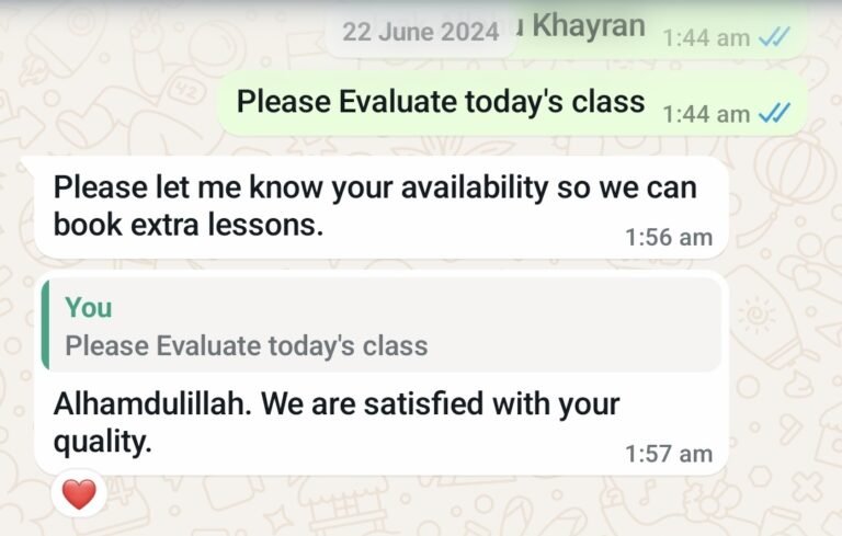 Customer WhatsApp Review 19