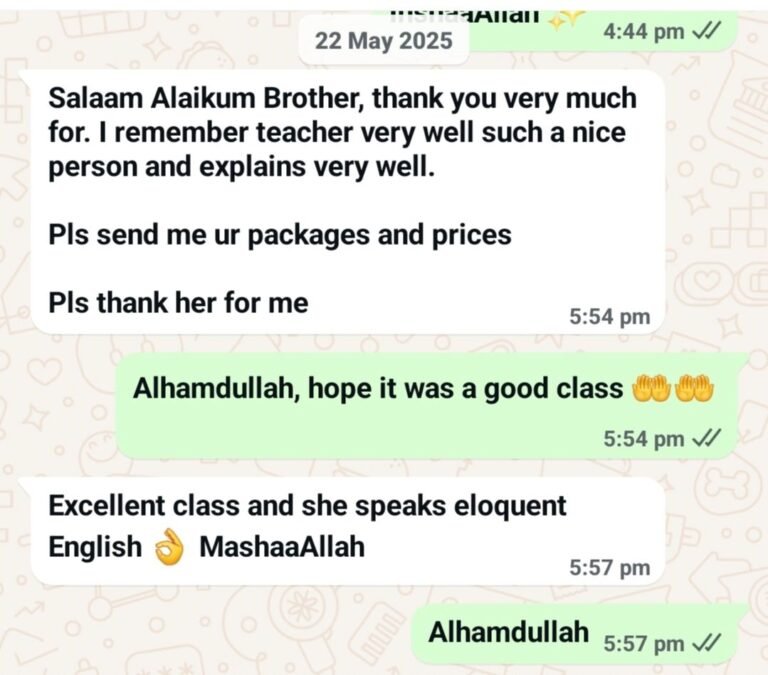 Customer WhatsApp Review 24